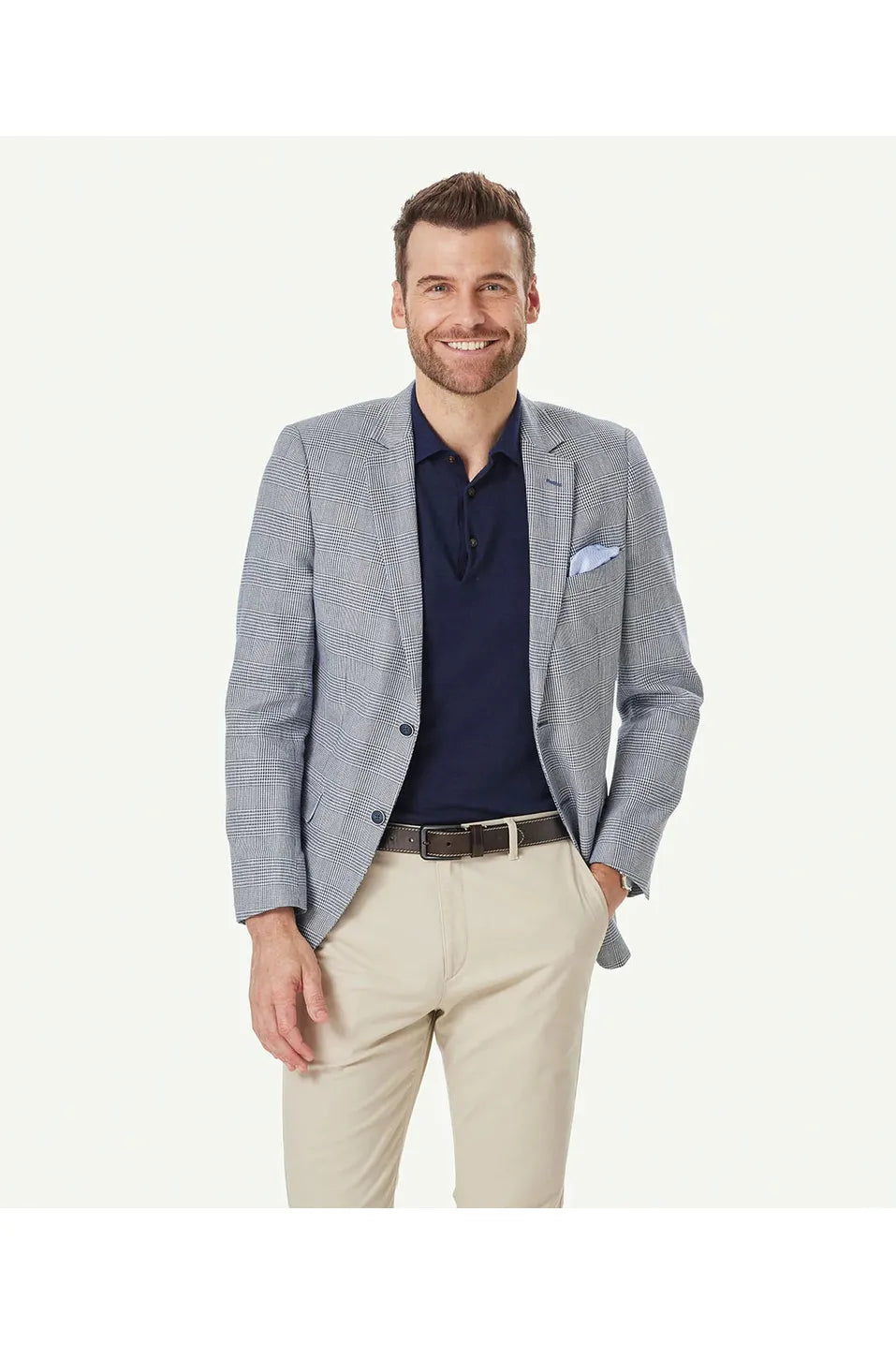 Prince Of Wales Check Blazer Harper Co Boutique