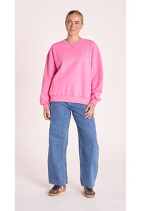 Holiday Logo Crew Pink