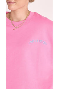 Holiday Logo Crew Pink