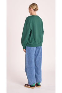 Essential Logo Crew Green