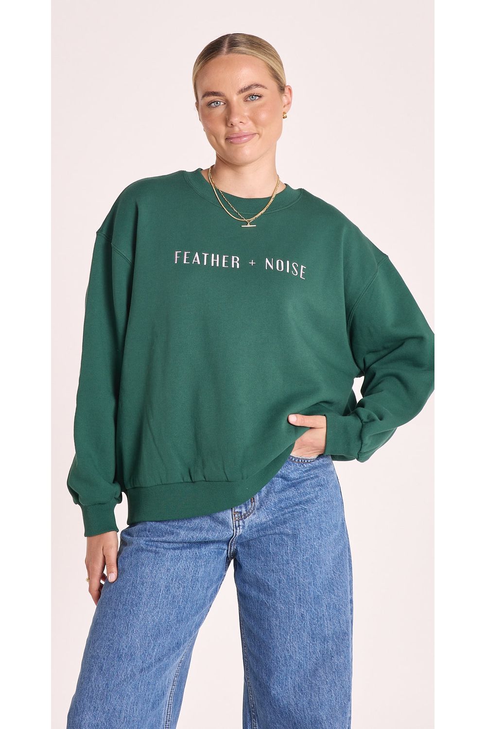 Essential Logo Crew Green