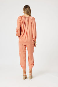 Lux Plait Top Sunset