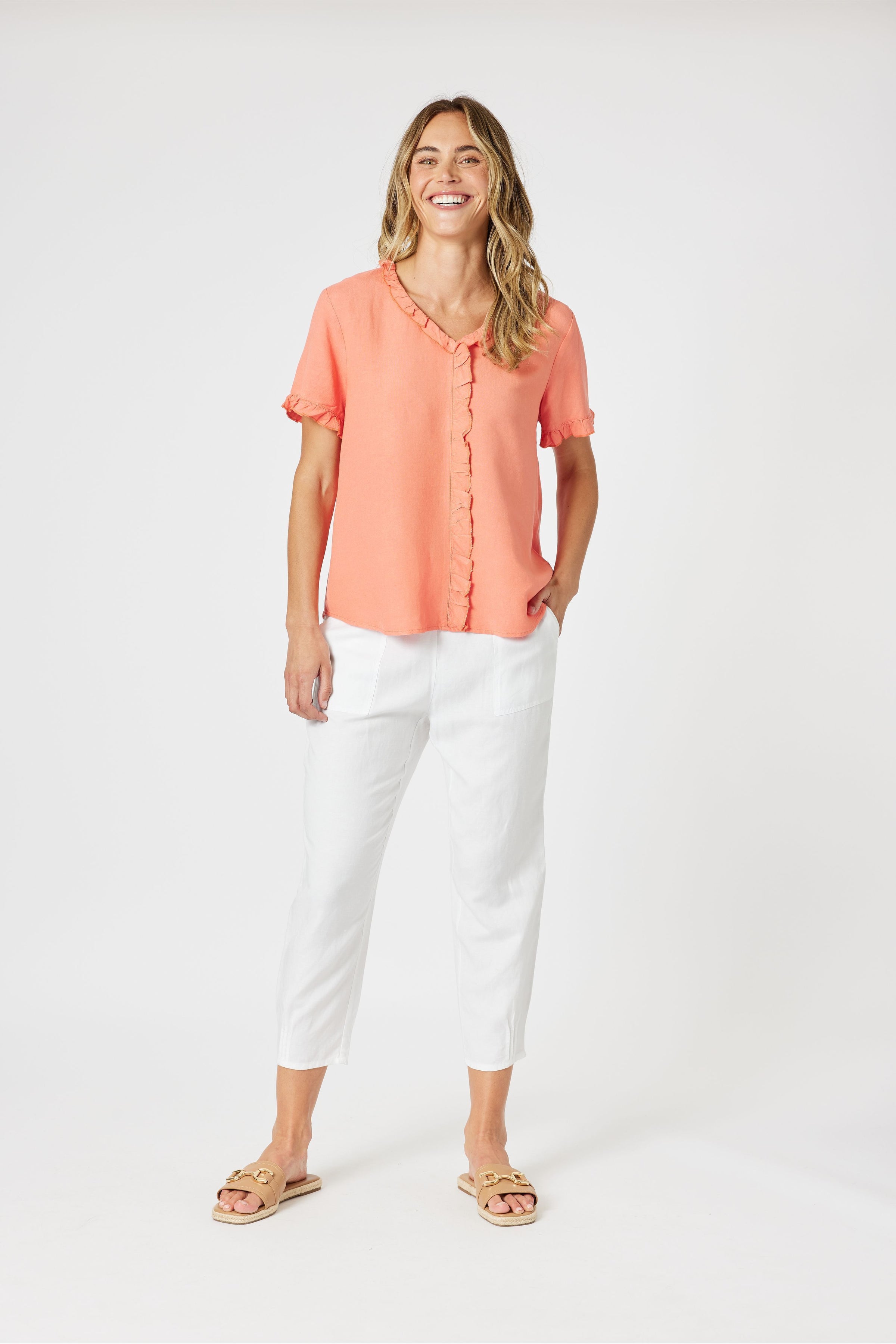 Tiffany Shirt Papaya