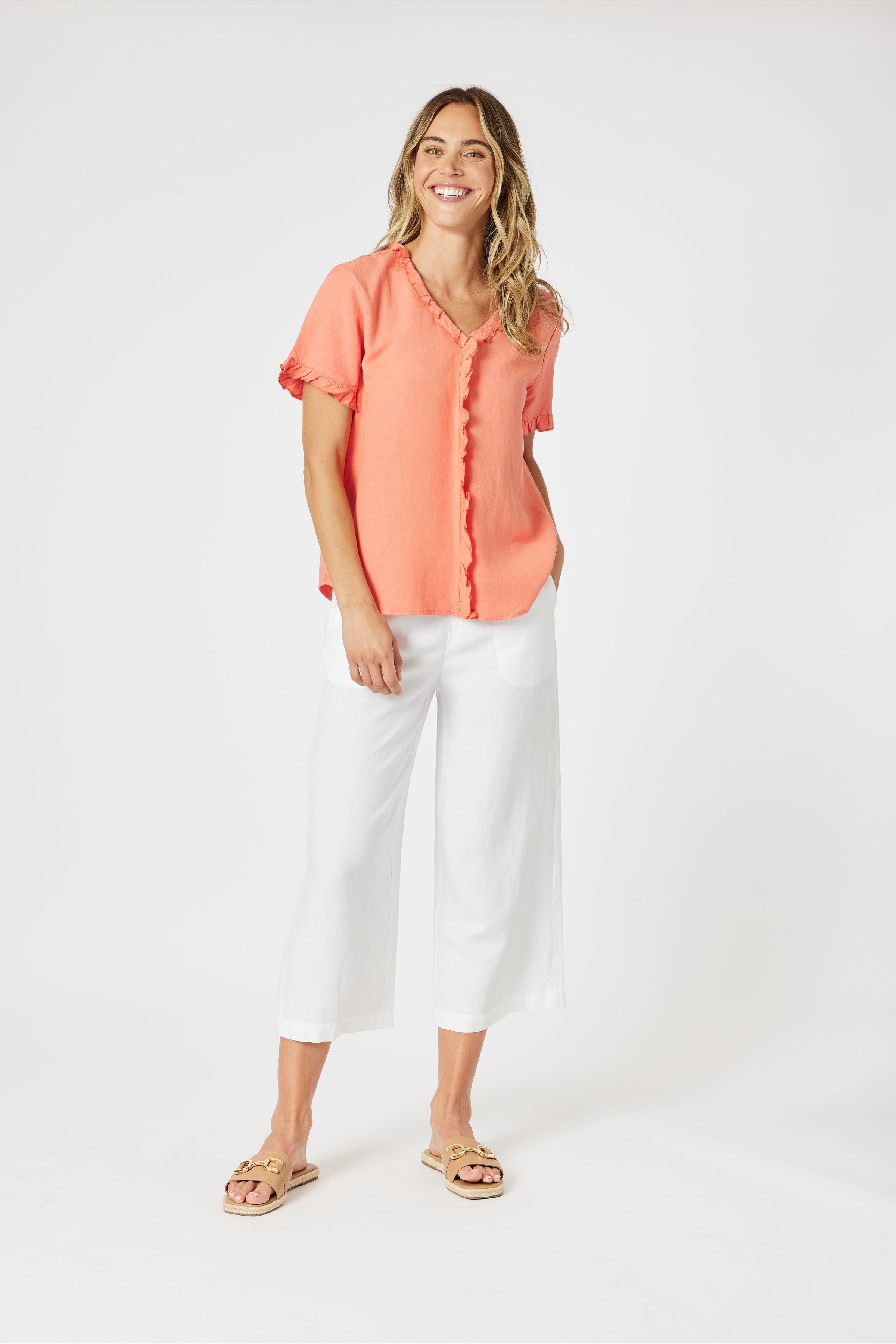 Tiffany Shirt Papaya