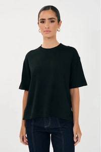 Laney Short Sleeve Knit Black