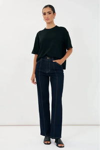 Laney Short Sleeve Knit Black