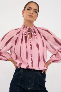 Opal San Lorenzo Long Sleeve Top Print