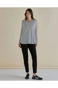 Yasmin L/S Top Stripe