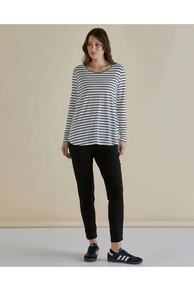 Yasmin L/S Top Stripe