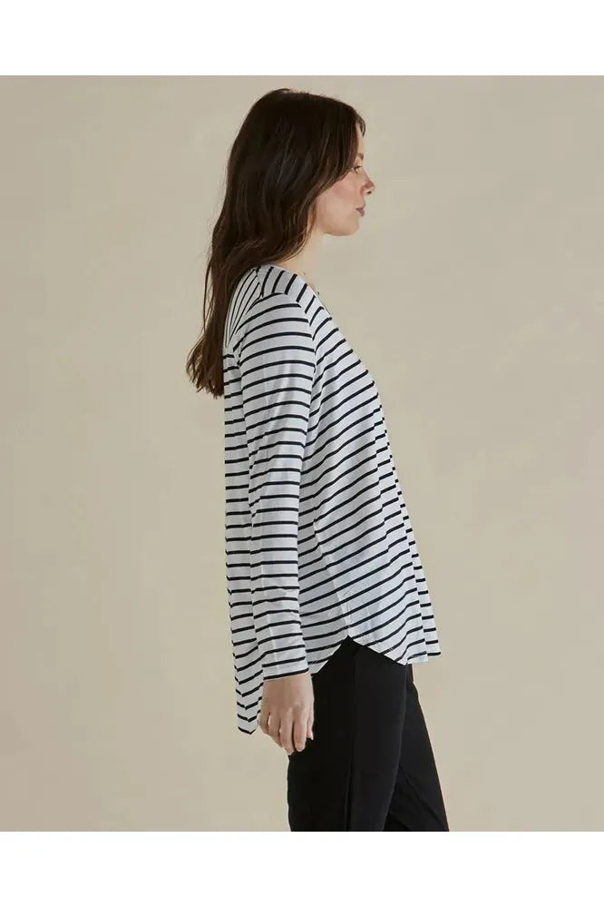 Yasmin L/S Top Stripe
