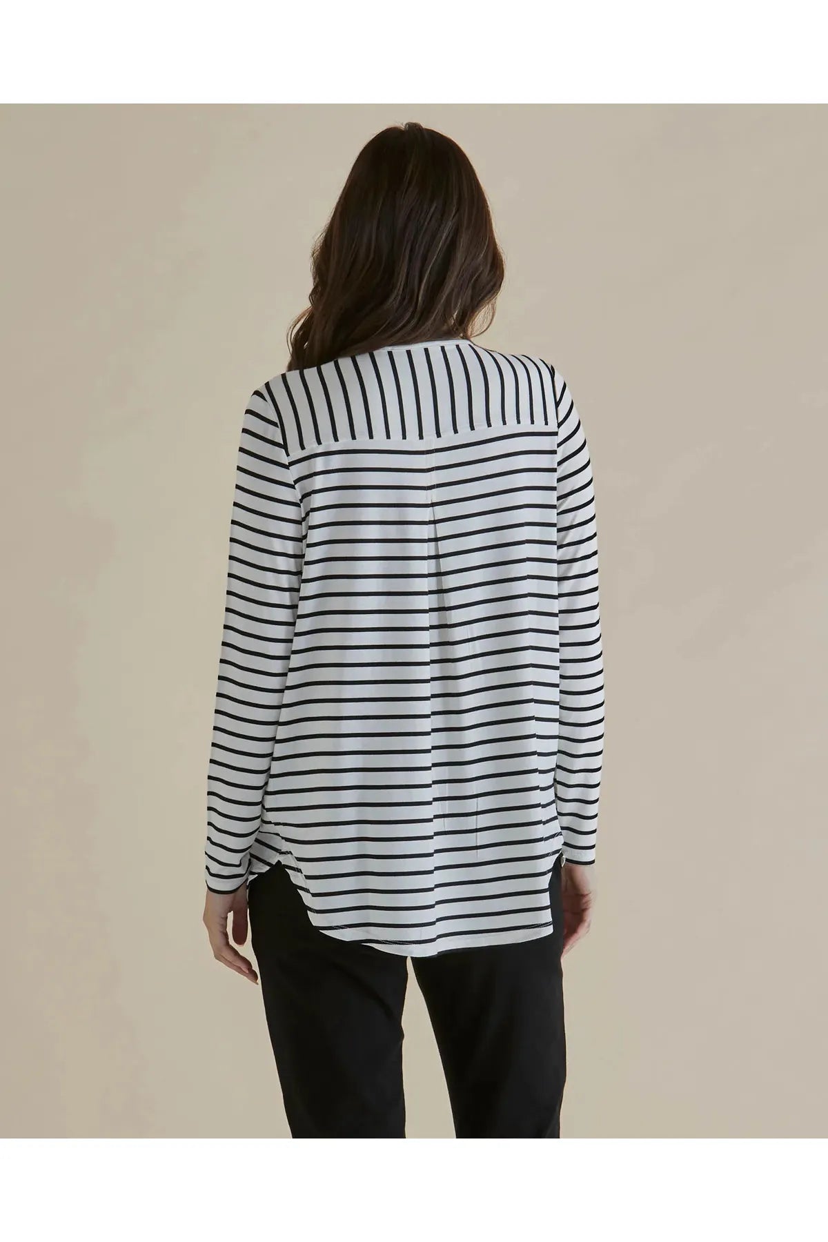 Yasmin L/S Top Stripe