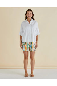 Lynwood Linen Shirt White