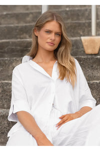 Lynwood Linen Shirt White