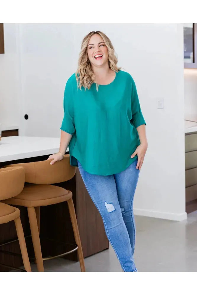 Frankie Batwing Knit Aruba