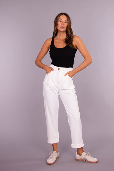 Sara Pant White Harper & Co Boutique