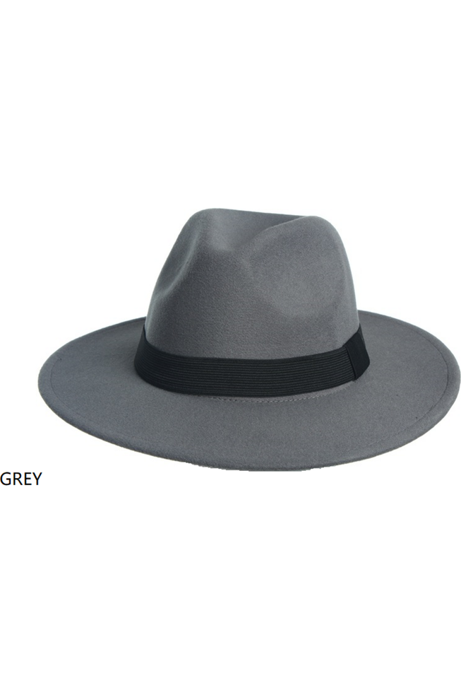 Men's Fedora Hat Grey – Harper Co Boutique