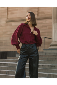 Jinx Blouse Wine