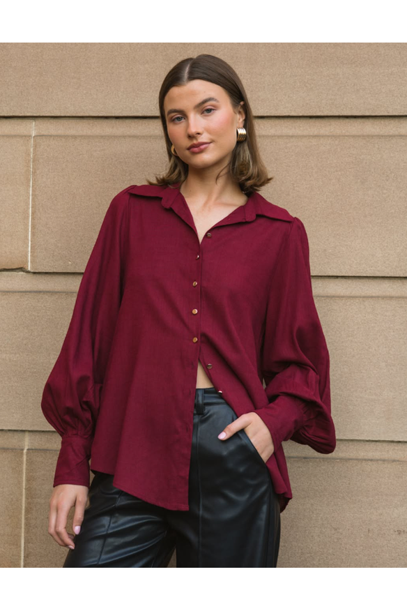 Jinx Blouse Wine