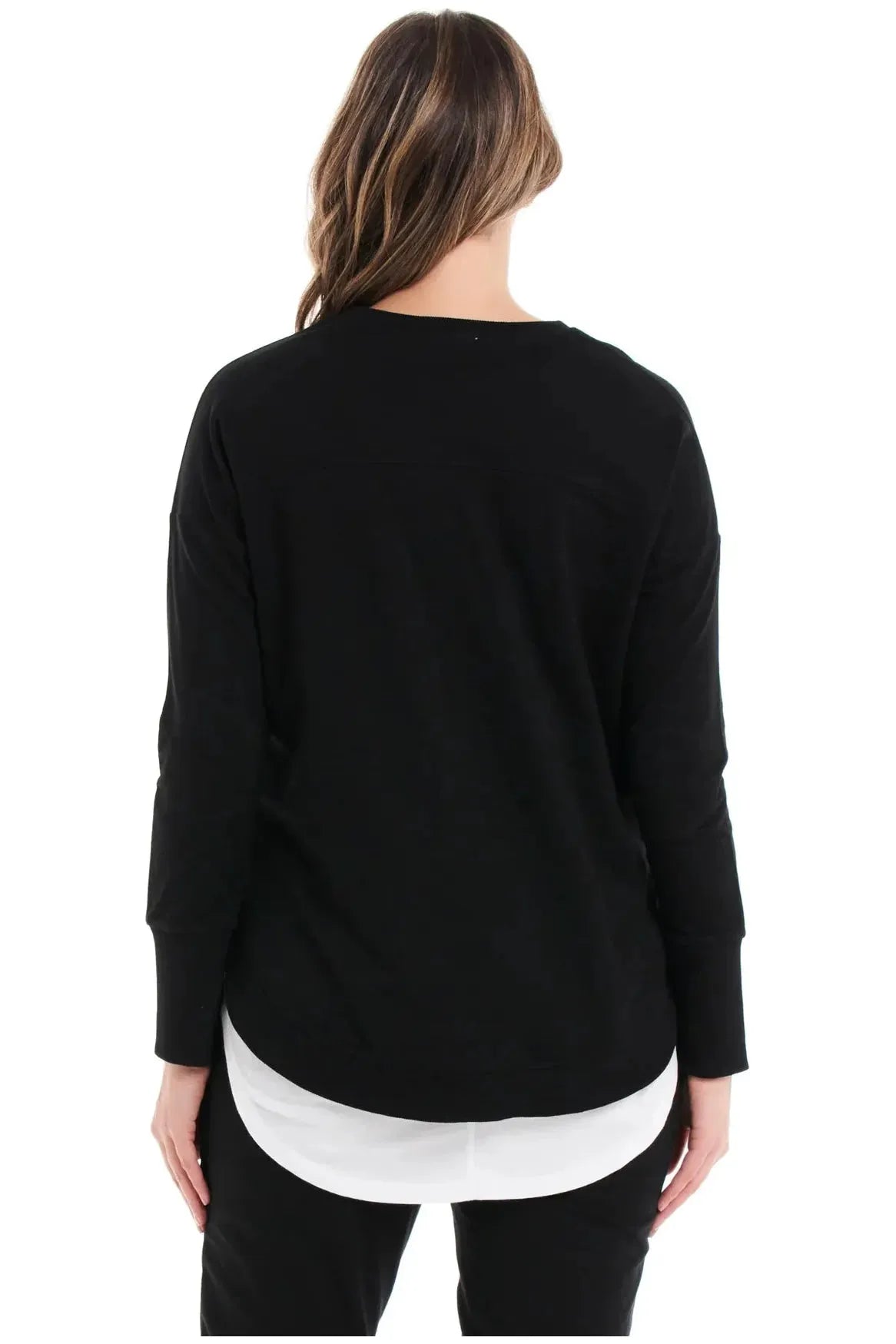 Lucy French Terry Sweat Black