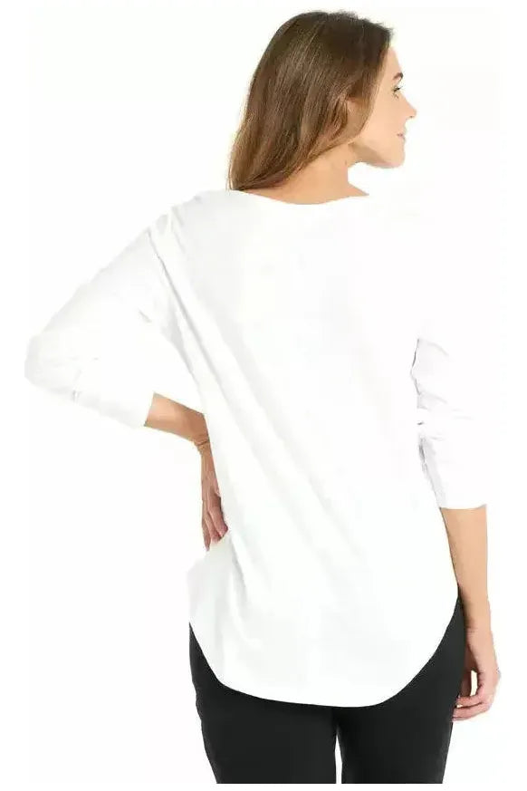 Megan Long Sleeve White