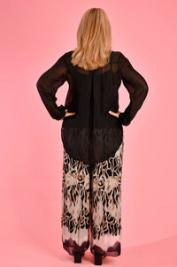 Venice Silk Pants Print