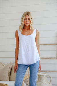 Riley Tank White