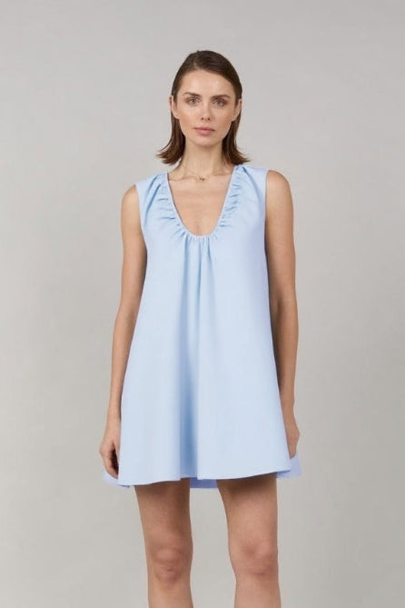 Jorja Scoop Dress Blue