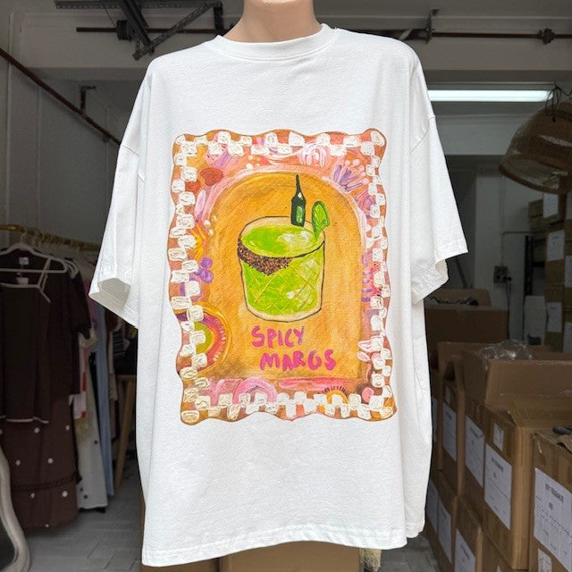 Spicy Margs Tee White