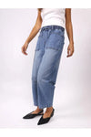 Leo Barrel Jeans Blue