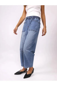 Leo Barrel Jeans Blue