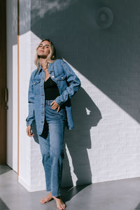 Brooklyn Shacket Mid Blue