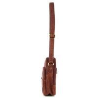 Pierre Cardin Unisex Cross Body Bag Chestnut