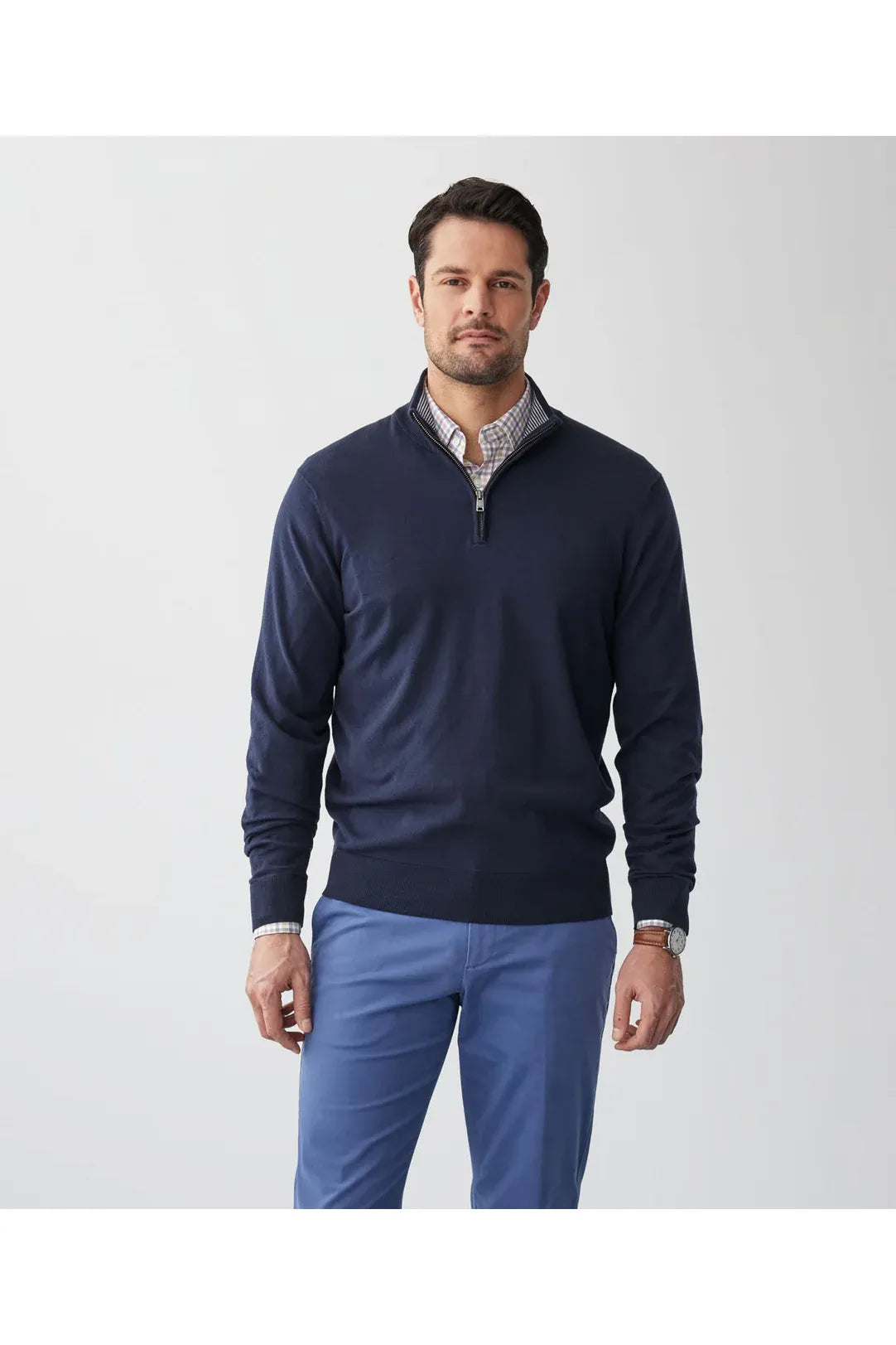High Flex Half Zip Jumper Navy