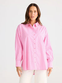 Isabel Shirt Pink Stripe