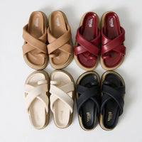 Thelma Flatform Slide Biscuit