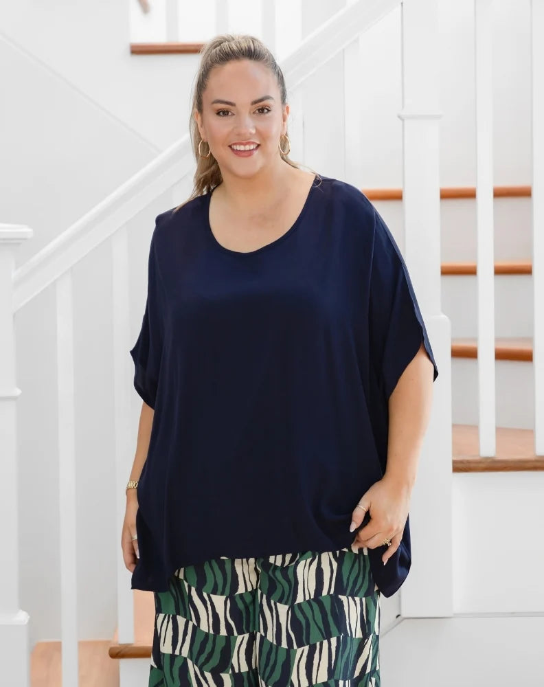 Kitty Top Navy