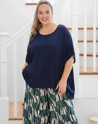 Kitty Top Navy