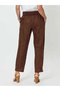 Ribbed Waist Linen Pant Koko