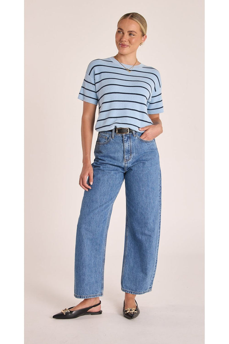 Lola Barrel Jean Deep Blue