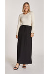 Riley Linen Skirt Black