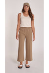 Noah Crop Pant Camel Stripe