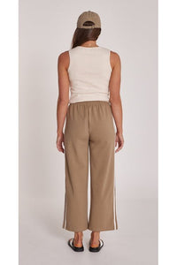 Noah Crop Pant Camel Stripe