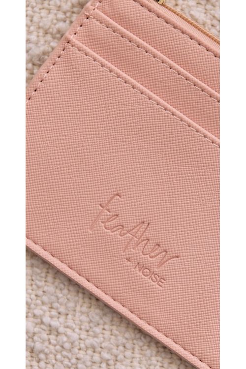 Mira Key Chain Card Wallet Pink