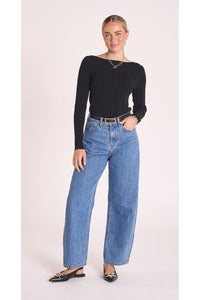Lilly Long Sleeve Top Black