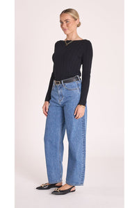 Lilly Long Sleeve Top Black