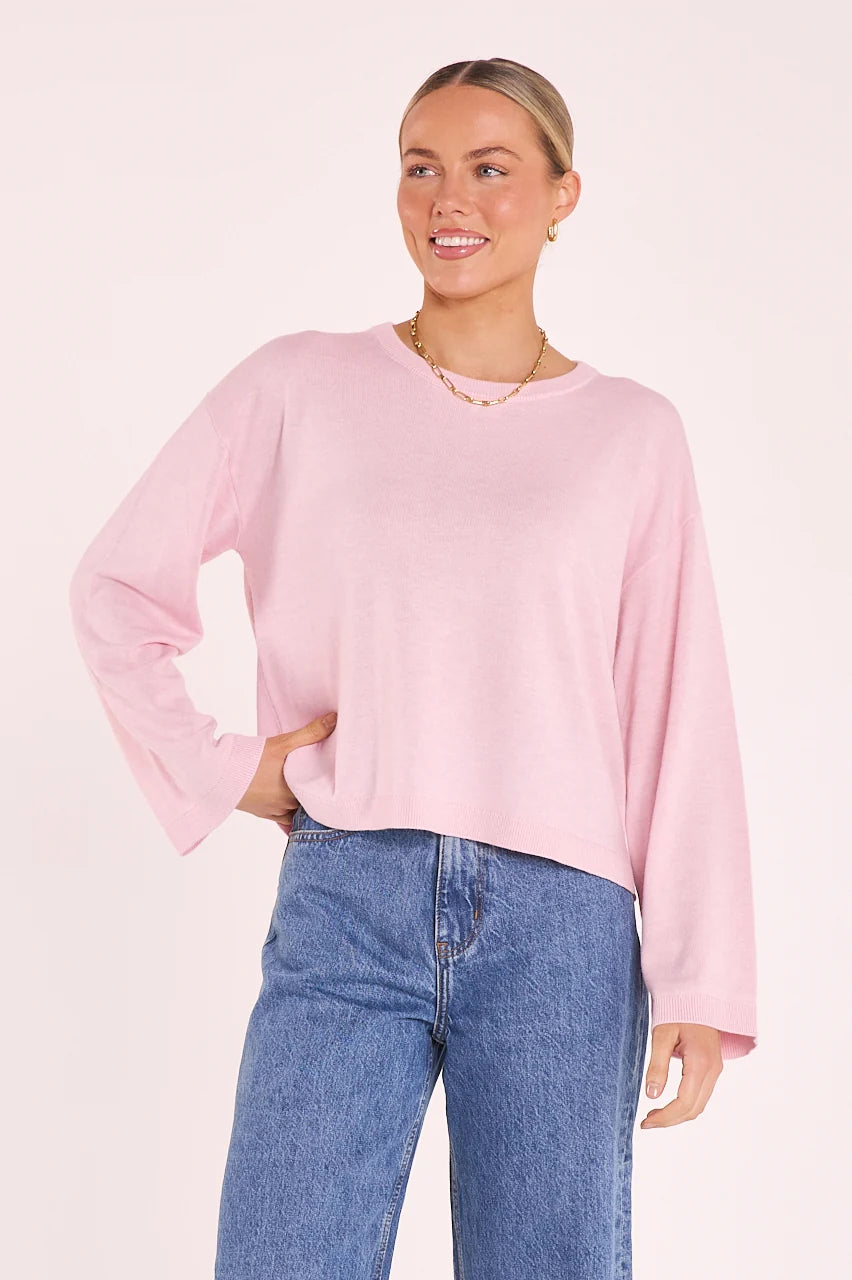 Hartley Long Sleeve Top Pink