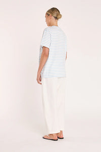 Carter Tee Blue Stripe