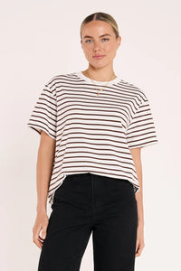 Carter Tee Black Stripe