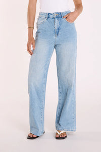 Cassie Wide Leg Jean Light Blue