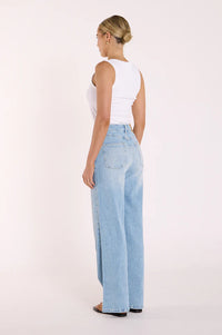 Cassie Wide Leg Jean Light Blue